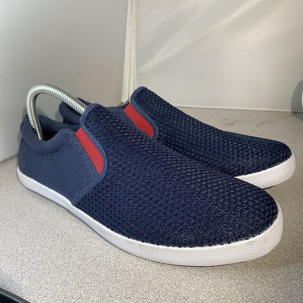 Tommy Bahama Kamiki Lined Mens 8 Blue Mesh Lifestyle Shoes Knit